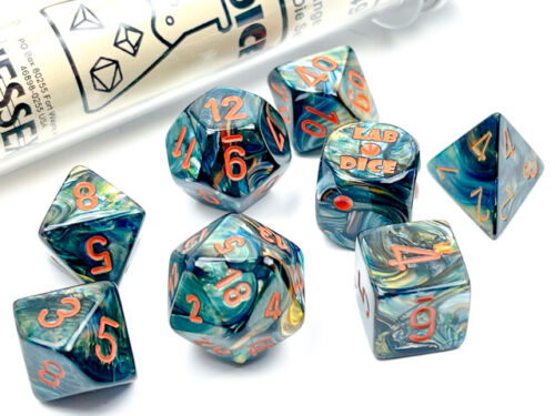 CHESSEX: POLYHEDRAL LAB DICE DICE SETS From PunkOuter Games