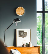 Wall Clock - Steel + Wood from Yamazaki Home