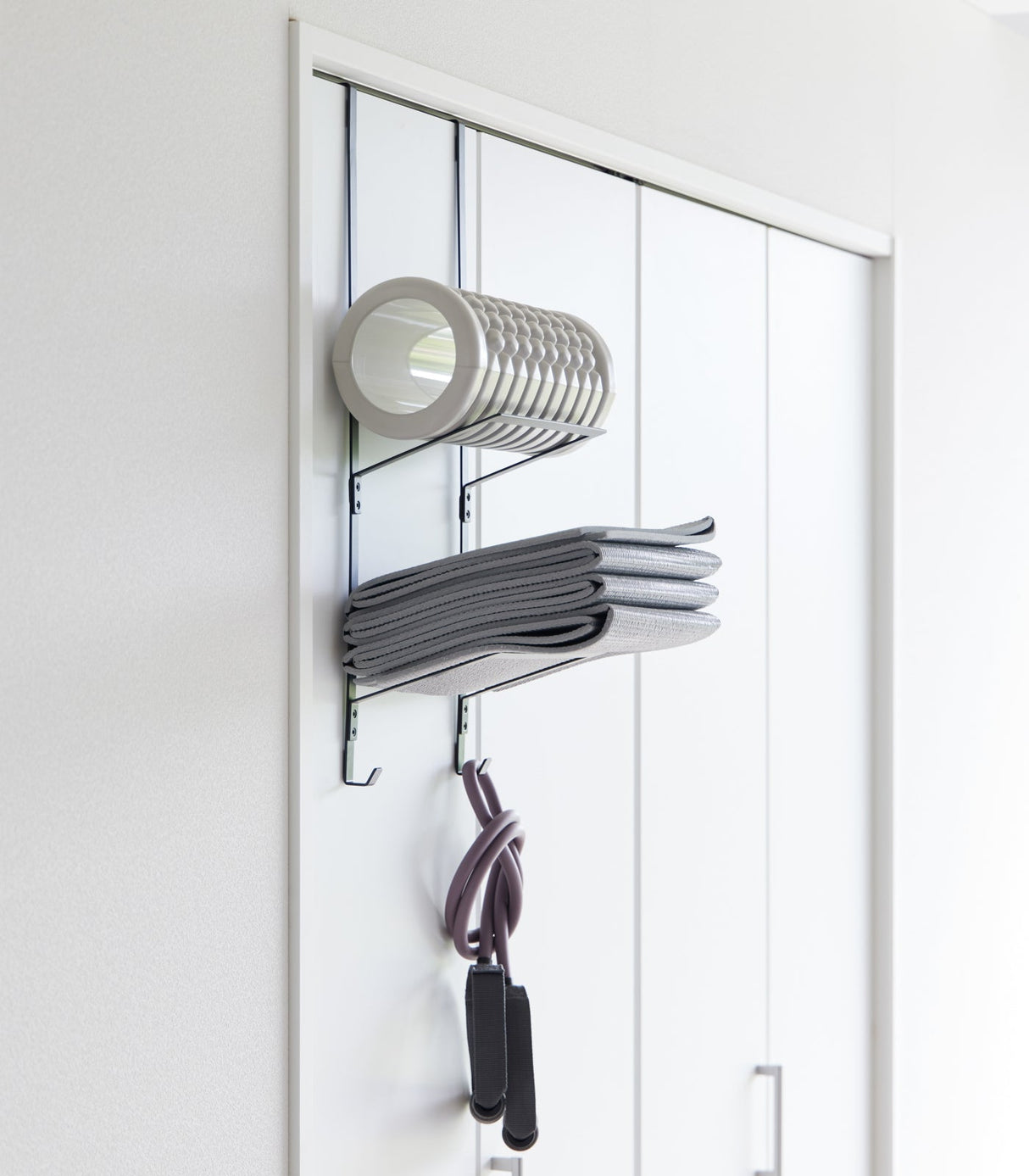 Over-the-Door Fitness Equipment Hanger - Steel from Yamazaki Home