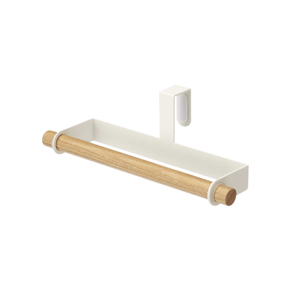 Cabinet Door Dish Towel Hanger - Steel + Wood from Yamazaki Home