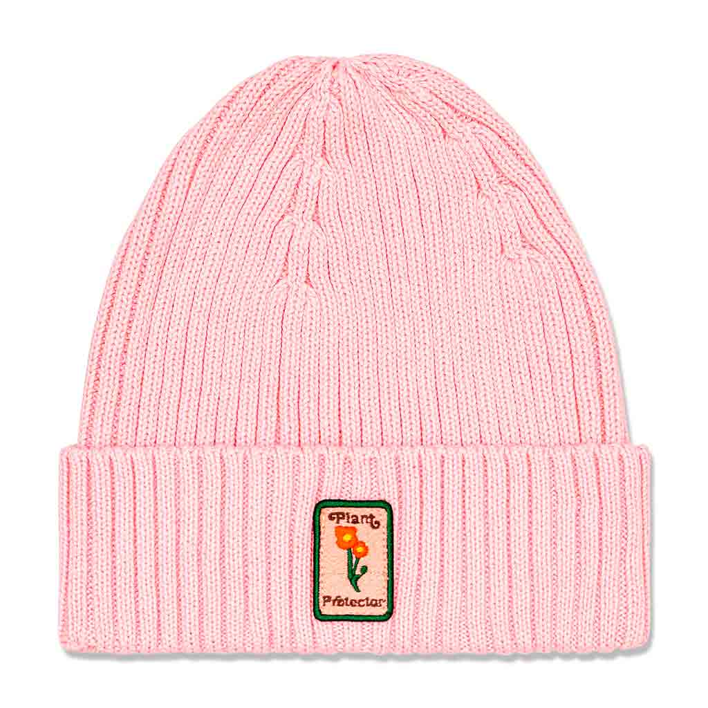 Baby Plant Protector Beanie Hat - Soft Pink From Manymoons