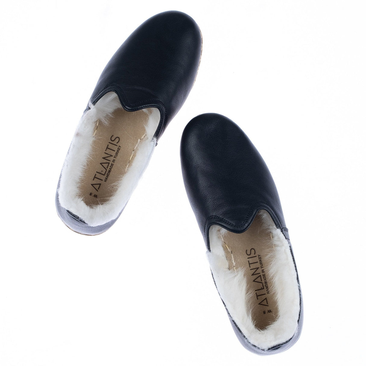 Men's Black Shearlings from Atlantis Handmade Shoes