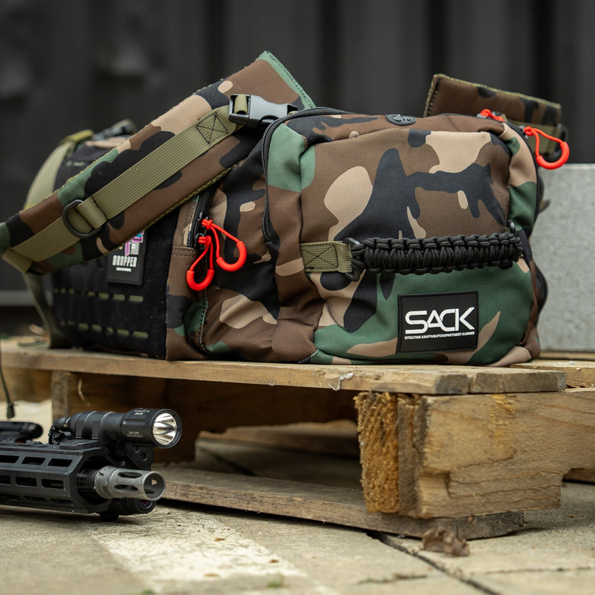 50L Sack™ Duffle Hybrid Double Carry Bag from Combat Iron Apparel