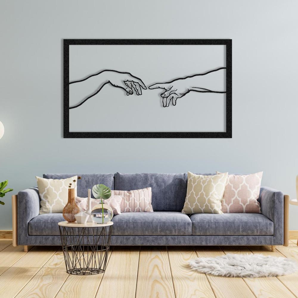 Sacred Creation of Adam Metal Wallart from VITAHOME DESIGN LLC