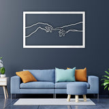 Sacred Creation of Adam Metal Wallart from VITAHOME DESIGN LLC