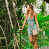 Sage Cotton Shorts From LotusAndLuna