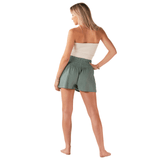 Sage Cotton Shorts From LotusAndLuna
