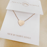 Salty Heart Gift Necklace - WATERPROOF