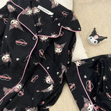 Sanrio Kuromi Women's Pajama Set  From Kawaii Stop