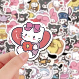 100pcs Sanrio Stickers - Cute Notebook & Ledger Decoration from Kawaii Stop