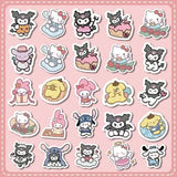 100pcs Sanrio Stickers - Cute Notebook & Ledger Decoration from Kawaii Stop