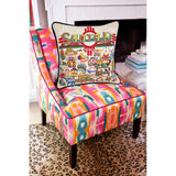 Santa Fe Hand-Embroidered Pillow by CatStudio from Quirks!