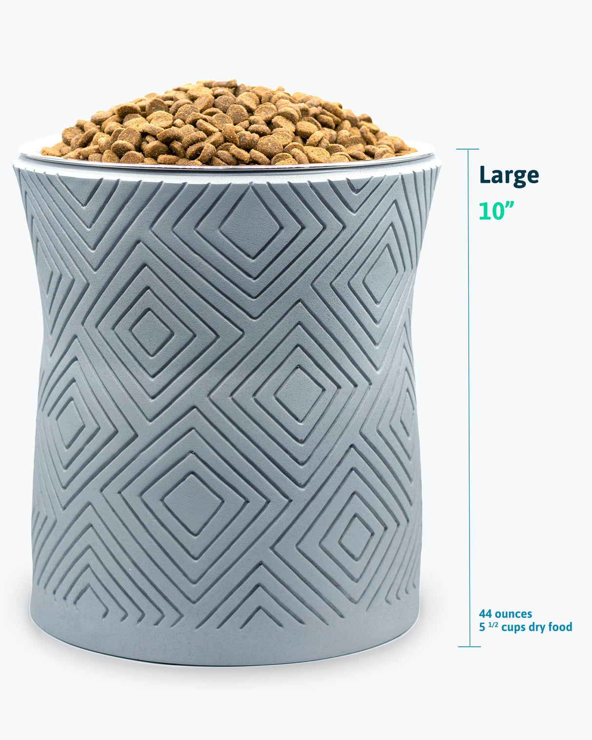 Santa Fe Modern Elevated Dog Bowl from Pet Junkie