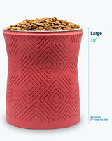 Santa Fe Modern Elevated Dog Bowl from Pet Junkie