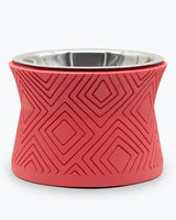 Santa Fe Modern Elevated Dog Bowl from Pet Junkie