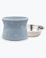Santa Fe Modern Elevated Dog Bowl from Pet Junkie