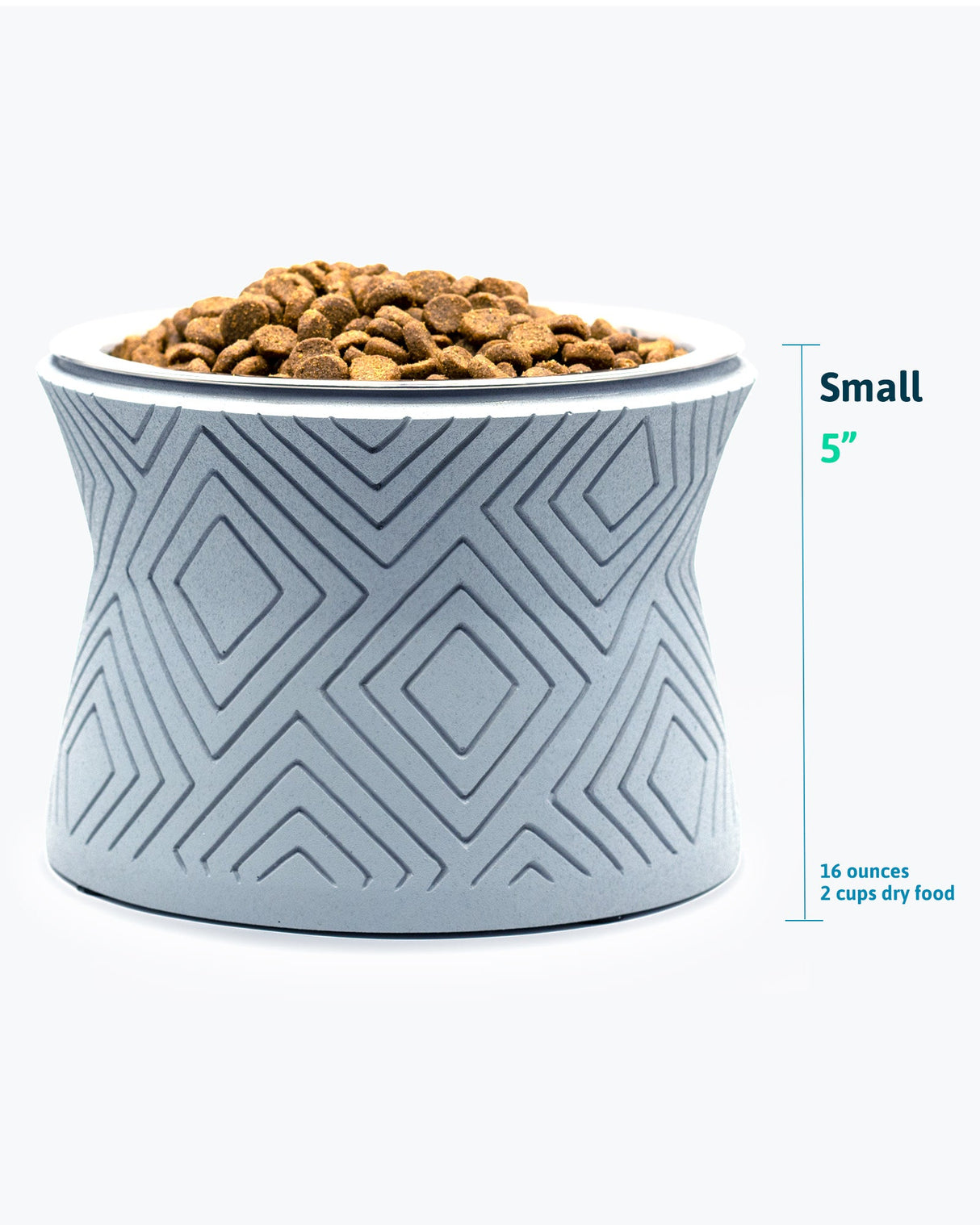 Santa Fe Modern Elevated Dog Bowl from Pet Junkie