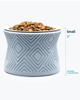 Santa Fe Modern Elevated Dog Bowl from Pet Junkie