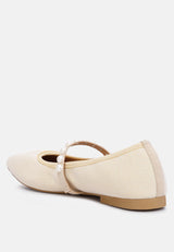 Sassie Pearl Embellished Ballerina Flats from London Rag International
