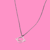 Return to Saturn Necklace - Stainless Steel from Medusa's Makeup