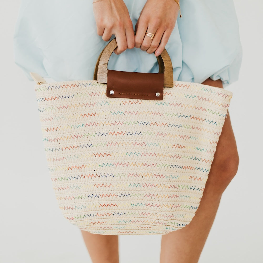 Savannah Straw Tote Bag from Pretty Simple