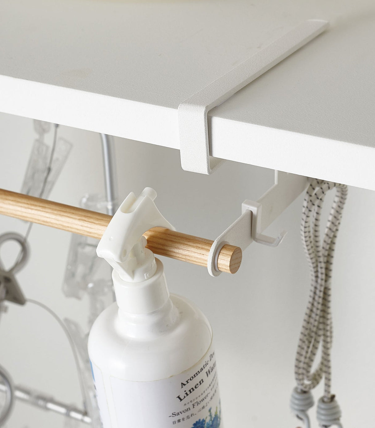 Undershelf Hanger - Steel + Wood from Yamazaki Home