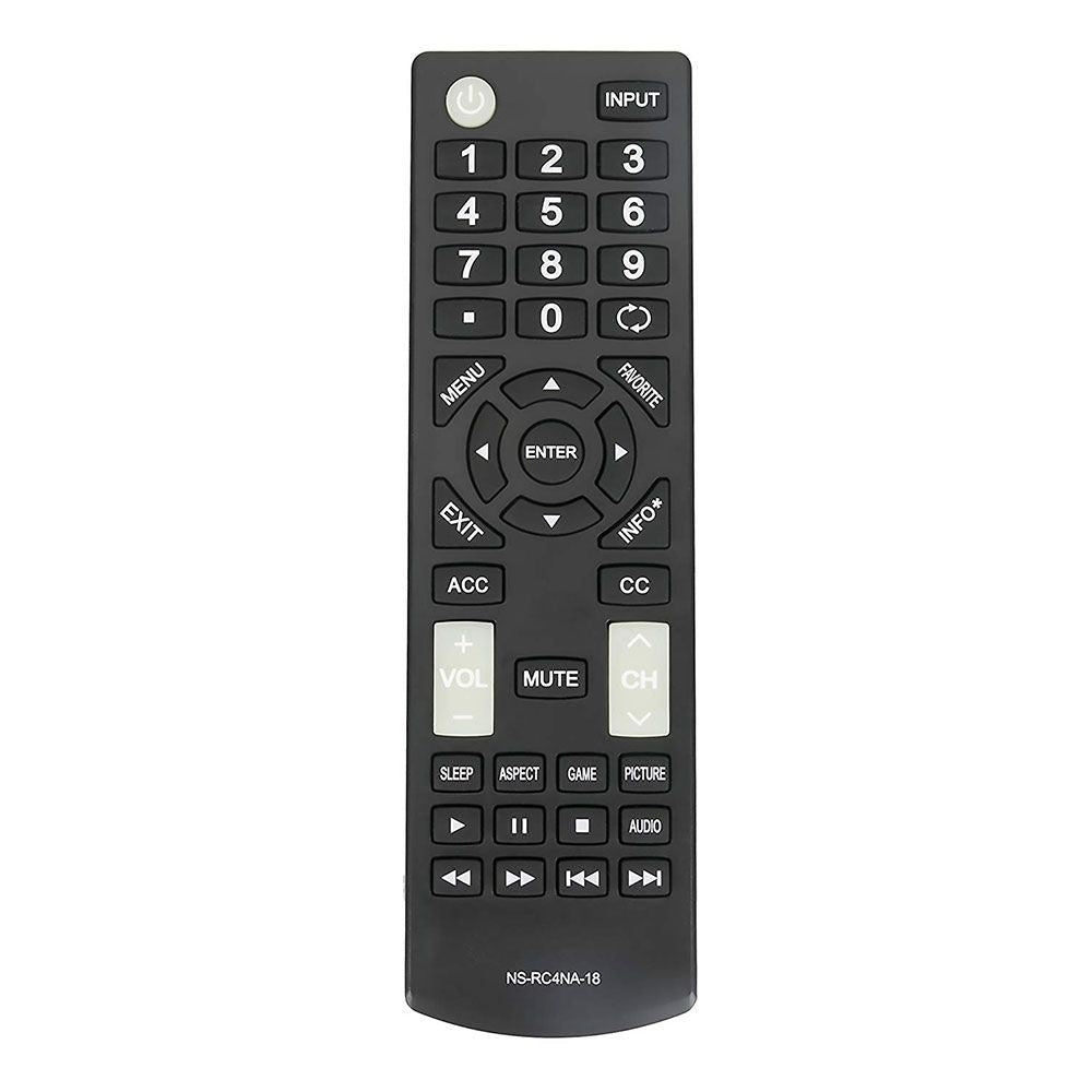 Insignia Remote Control (NS-RC4NA-18) for Select Insignia TVs - Black From Simple Cell