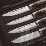 Bonded Ash, 4-Piece Jumbo Steak Knife Set from Schmidt Bros.