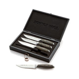 Bonded Ash, 4-Piece Jumbo Steak Knife Set from Schmidt Bros.