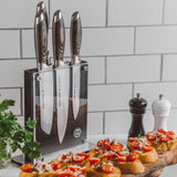 Bonded Ash, 7-Piece Knife Block Set from Schmidt Bros.