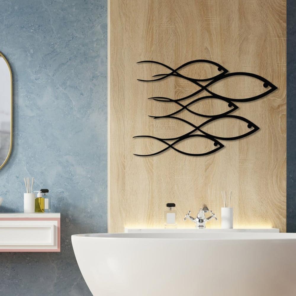 School Of Fish Metal Wall Art from VITAHOME DESIGN LLC