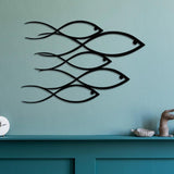 School Of Fish Metal Wall Art from VITAHOME DESIGN LLC