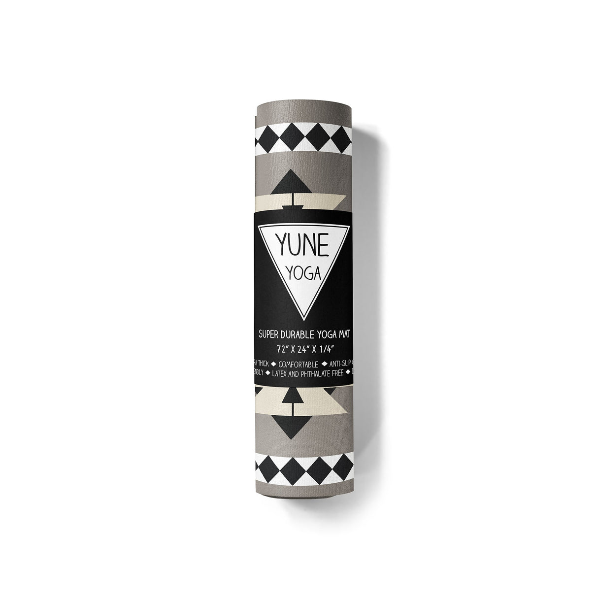 Yoga Mat | 6mm Thick | Gray | Non-Slip | Eco Friendly | Yune Yoga | Scorpion Bay from Yune Yoga
