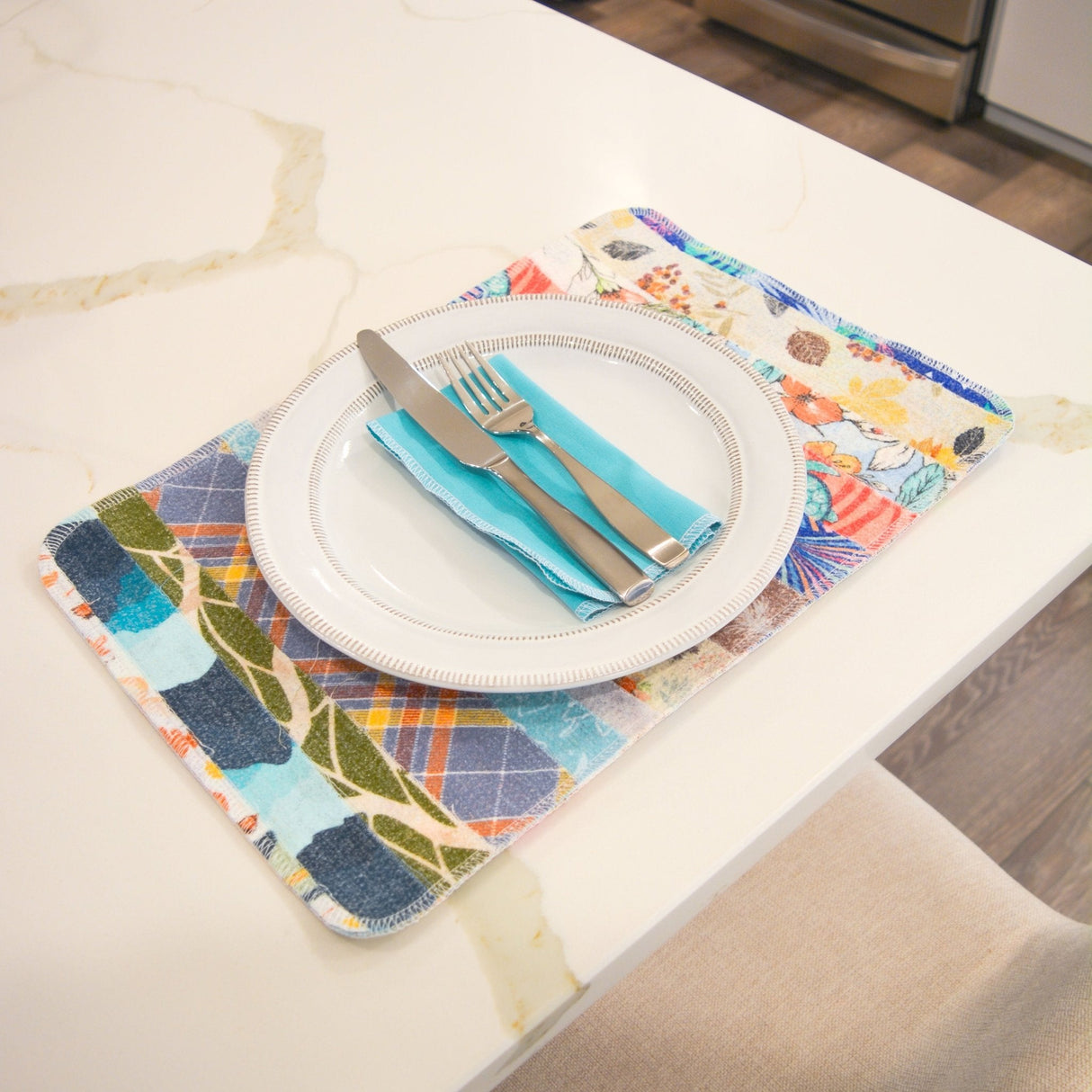 Scrap Felt Placemat / Drying Mat from Marley's Monsters