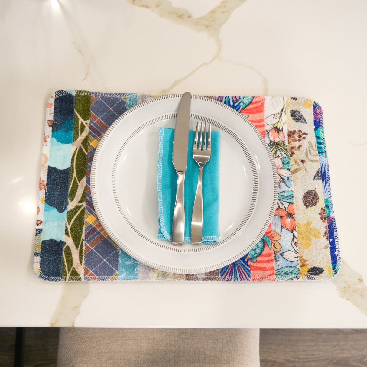 Scrap Felt Placemat / Drying Mat from Marley's Monsters