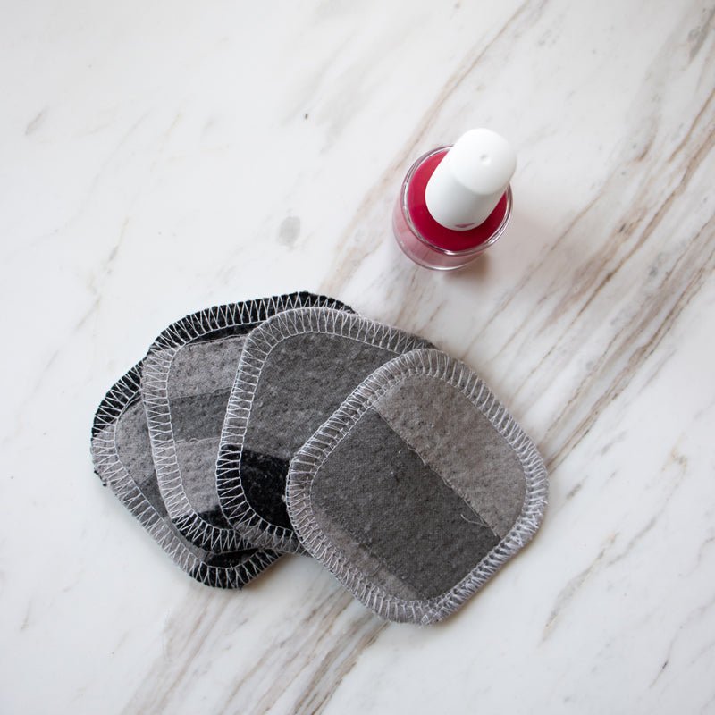 Scrap Felt Polish Pads: Set of 4 - Zero Waste Upcycled from Marley's Monsters