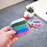 Scrap Felt Polish Pads: Set of 4 - Zero Waste Upcycled from Marley's Monsters