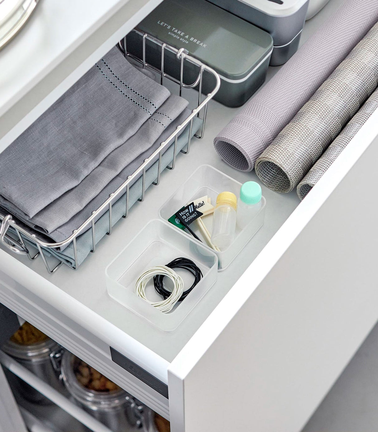 Stackable Clear Organizers [Set of 2] - Four Sizes from Yamazaki Home