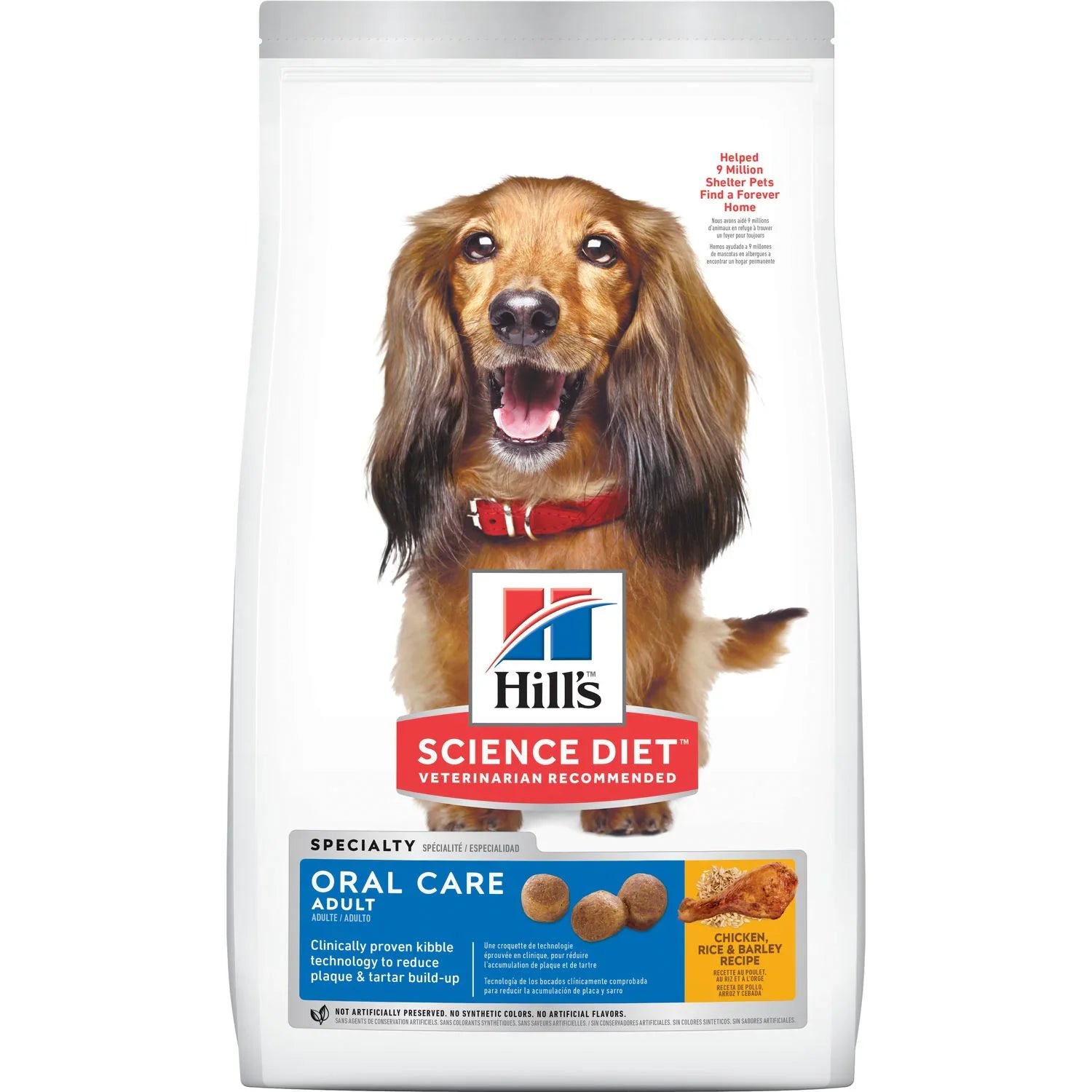 Hill's Science Diet Adult Oral Care Dry Dog Food, Chicken, Rice & Barley Recipe, 28.5 lb Bag from HardyPaw