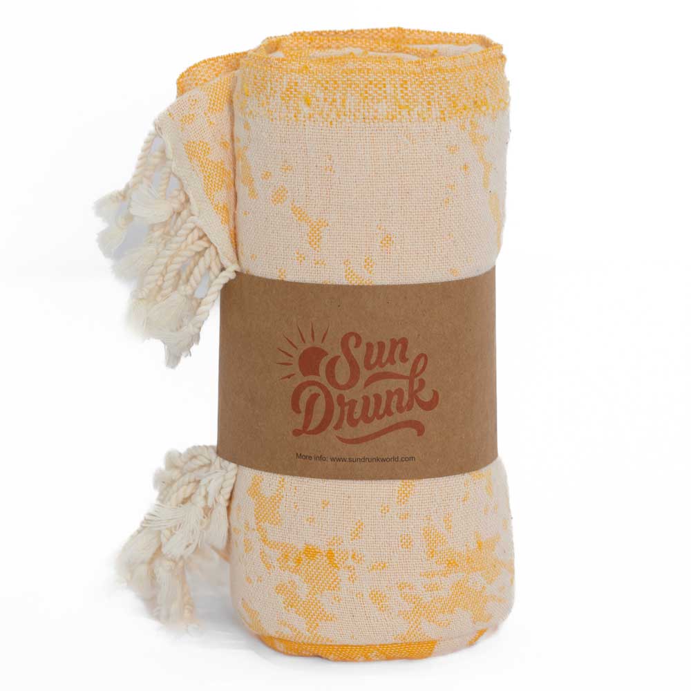 Sea Turtle Jaune - Turkish Towel from Sun Drunk