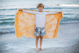 Sea Turtle Jaune - Turkish Towel from Sun Drunk