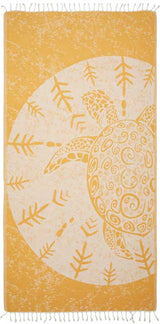 Sea Turtle Jaune - Turkish Towel from Sun Drunk