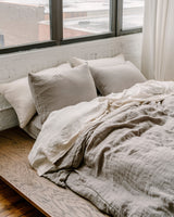 Washed Linen Duvet Cover from French Presse Linens