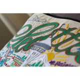 Seattle, WA Hand-Embroidered Pillow from Quirks!