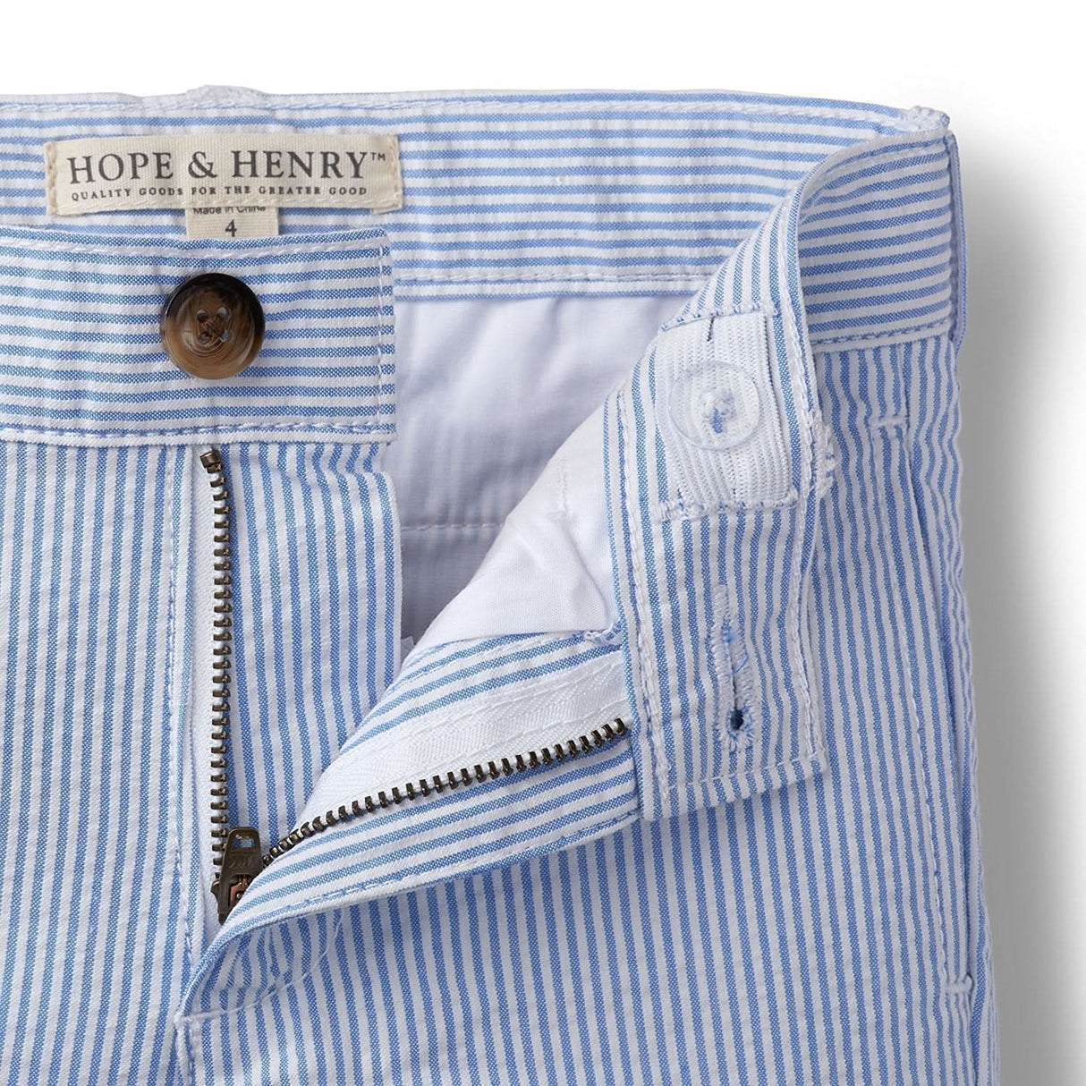 Organic Seersucker Suit Pant from Hope & Henry