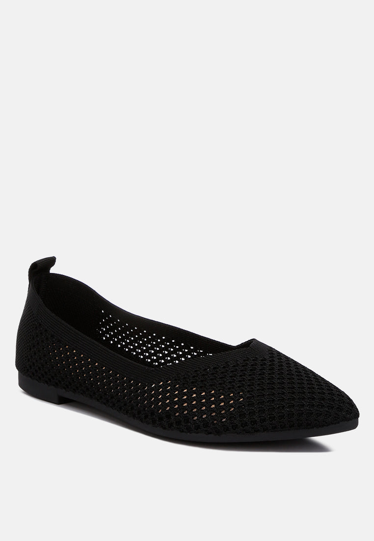 Selaris Fly Knit Slip On Ballerinas from London Rag International