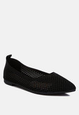 Selaris Fly Knit Slip On Ballerinas from London Rag International