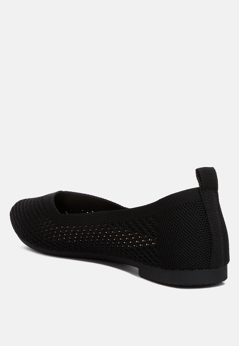 Selaris Fly Knit Slip On Ballerinas from London Rag International