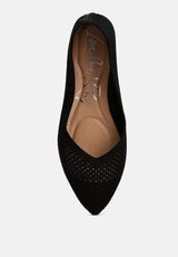 Selaris Fly Knit Slip On Ballerinas from London Rag International
