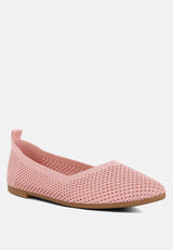 Selaris Fly Knit Slip On Ballerinas from London Rag International